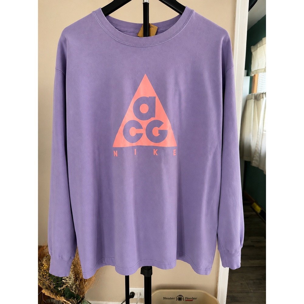 Nike‎ ACG "Go Outside" Lavender Purple Long Sleeve Shirt – Size Small